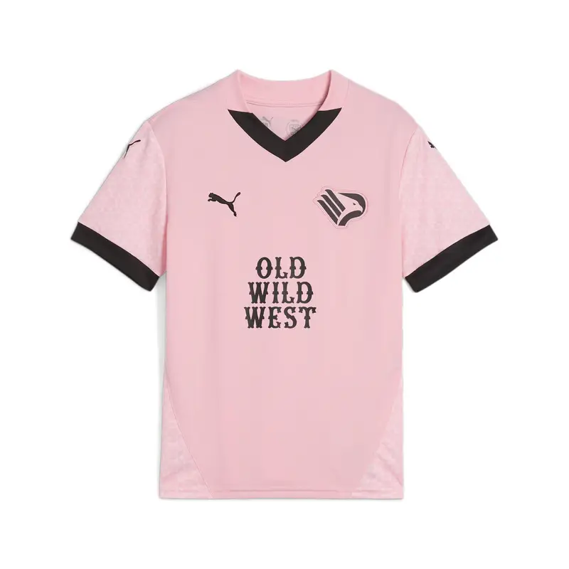 Palermo F.C. Maglia Home 24/25 per ragazzi PUMA Team Light Pink Black | Puma Rosa pallido