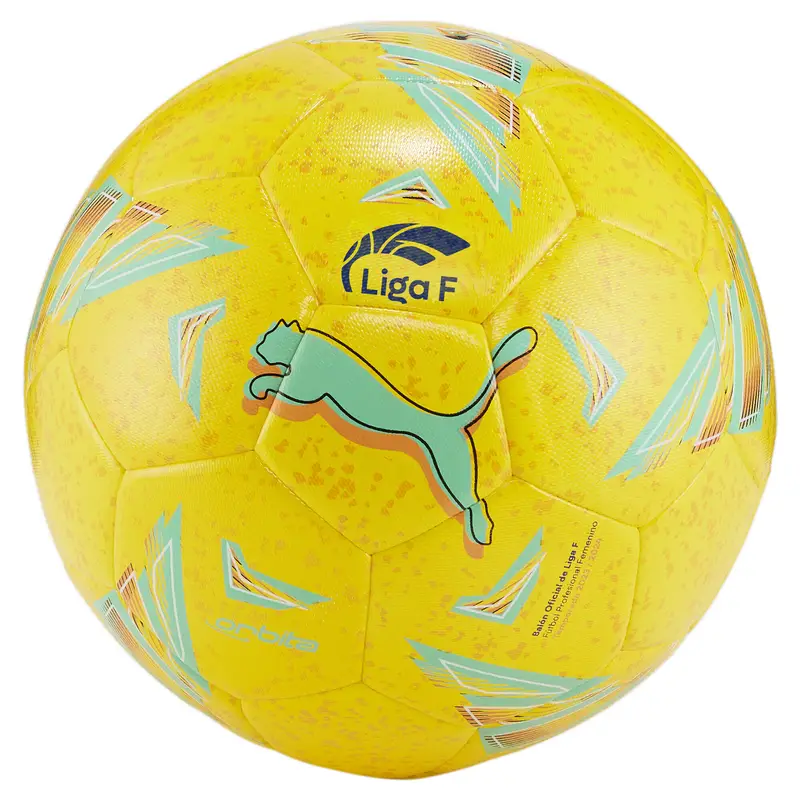 Pallone da calcio ibrido Orbita Liga F PUMA Dandelion Multi Colour Yellow | Puma