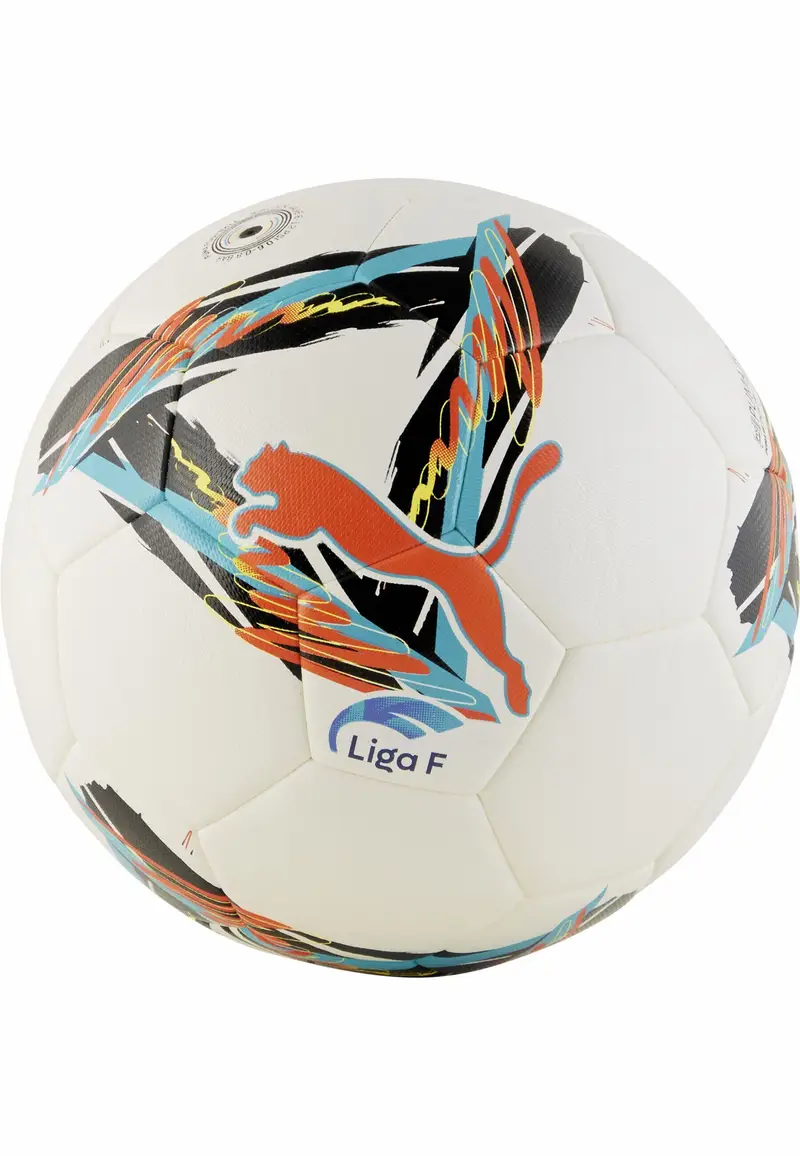 Pallone da calcio ibrido Orbita Liga F PUMA White Multicolor | Puma Bianco