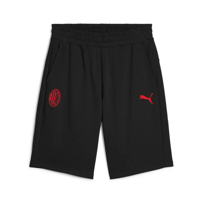 Pantaloncini Calcio Ac Milan Ess Nero Rosso Uomo L