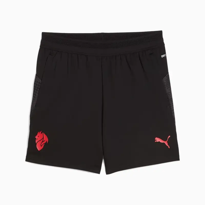 Pantaloncini Calcio Ac Milan Nero Rosso Uomo 176 cm / 16 A