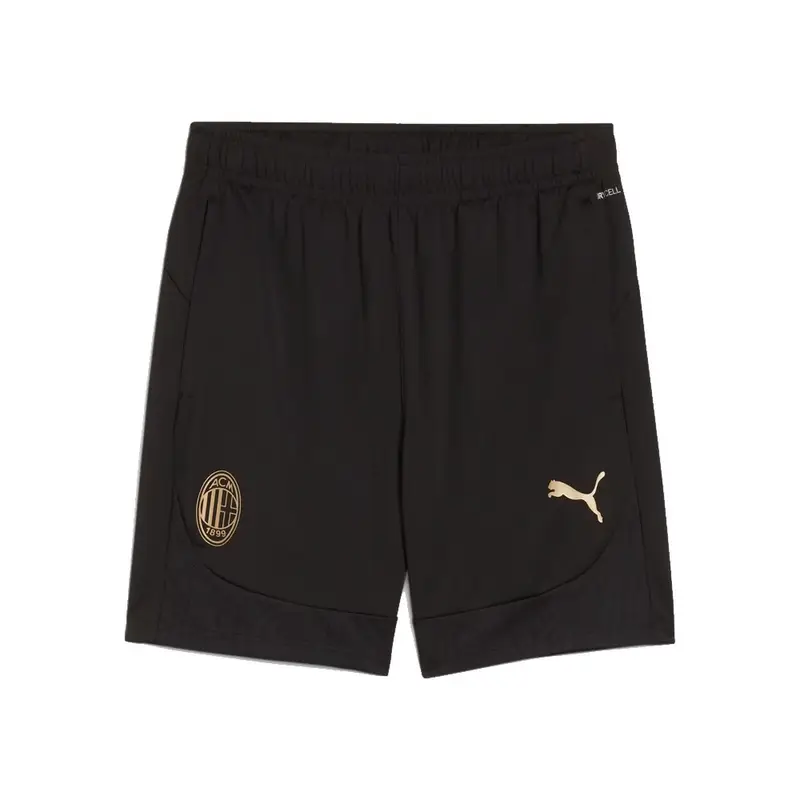 Pantaloncini Calcio Ac Milan Training Nero Oro Uomo L