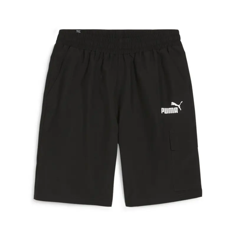 Pantaloncini cargo da uomo in tessuto ESS PUMA Black | Puma Nero