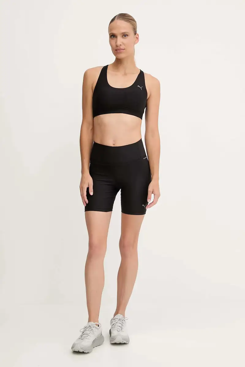 pantaloncini da allenamento donna colore nero 527454 miniatura 2