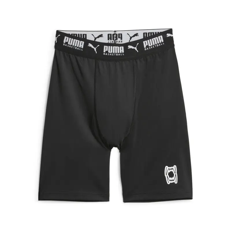 Pantaloncini da basket Hoops Team per ragazzi PUMA Black | Puma Nero