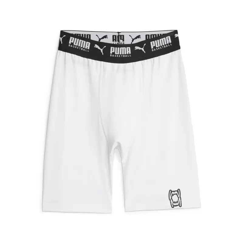 Pantaloncini da basket Hoops Team per ragazzi PUMA White | Puma Bianco