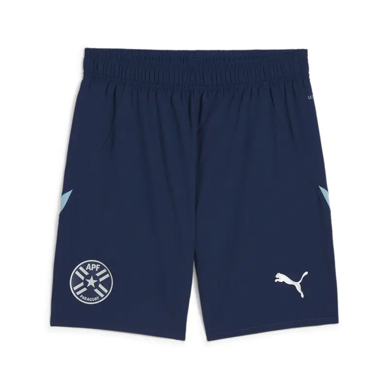Pantaloncini da calcio del Paraguay da uomo PUMA Persian Blue Dusty Aqua | Puma Blu
