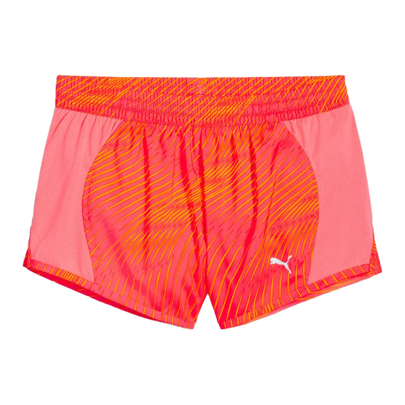 Pantaloncini da corsa da donna PUMA Run Favorite AOP Velocity 3". | Puma Arancione