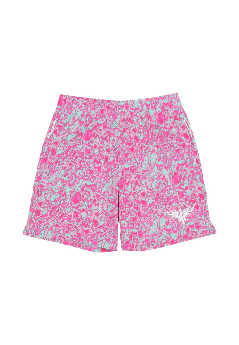 Pantaloncino Tipo Basket Uomo Miami Short X Melo Electric Peppermint