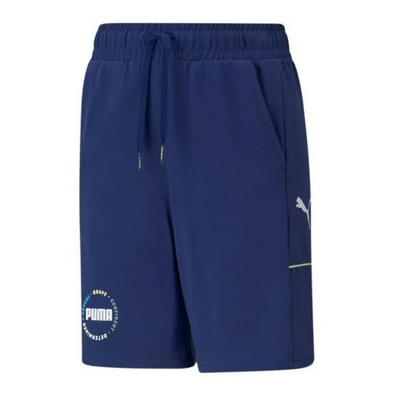 Pantalone di Tuta per Bambini Puma Alpha | Puma Blu