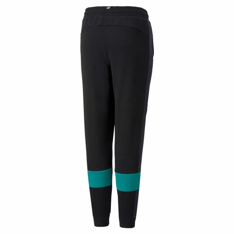 Pantalone di Tuta per Bambini Puma Essentials+ Colorblock Nero | Puma