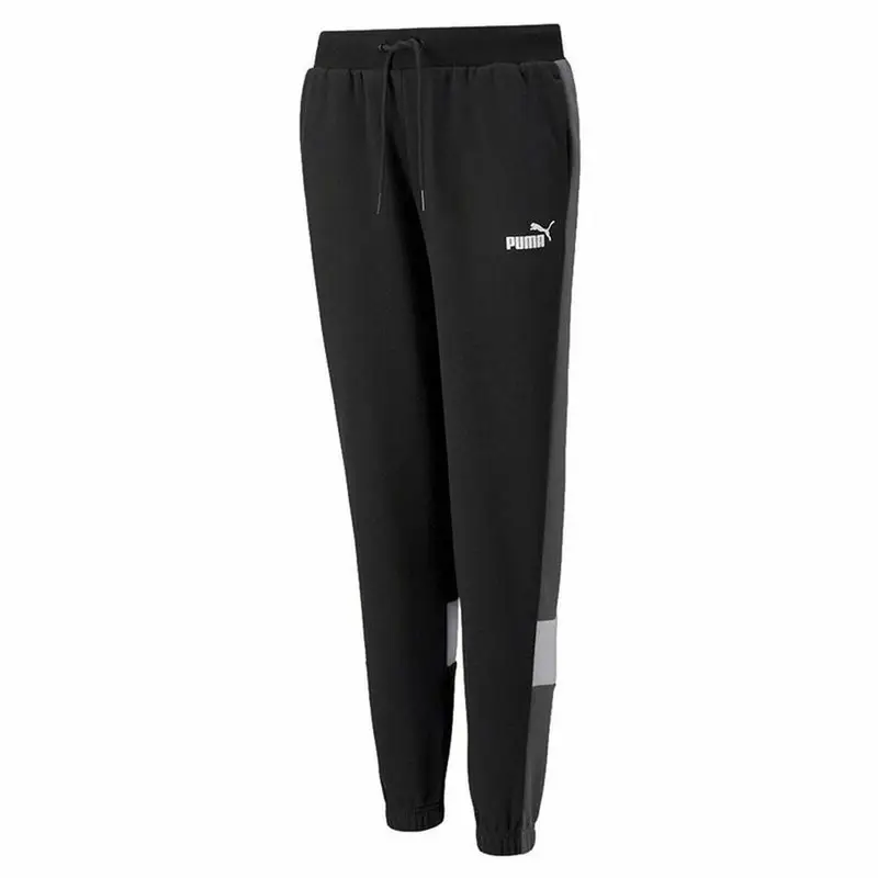 Pantalone Lungo Sportivo Puma Colorblock Nero | Puma