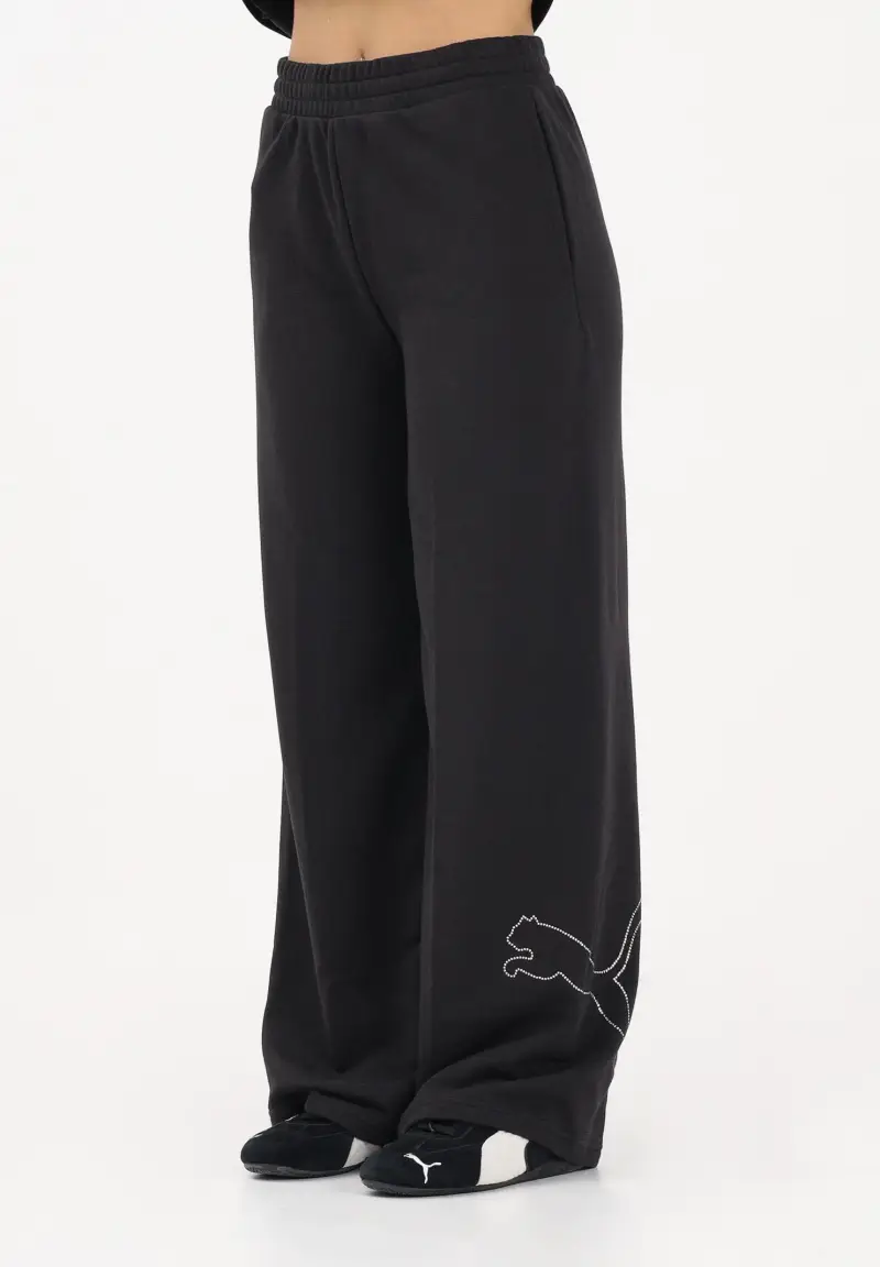 Pantalone sportivo Ess Bedazzled nero da donna