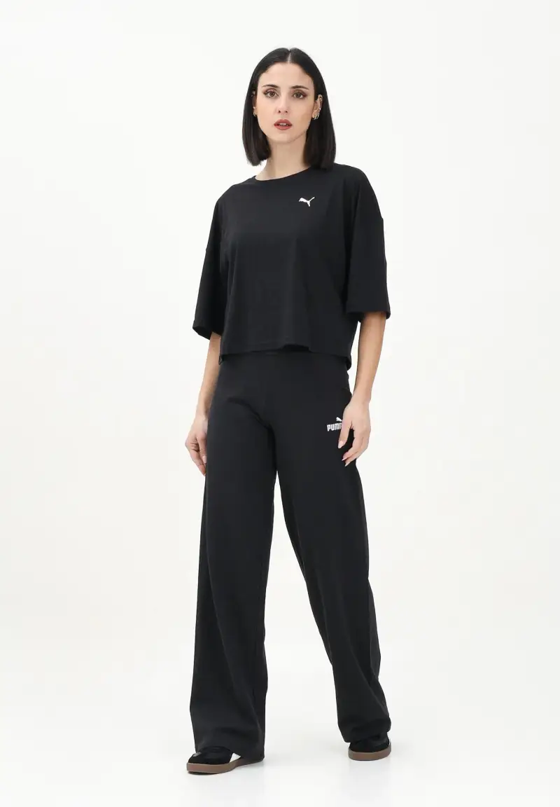 Pantalone sportivo Ess Small N 1 nero da donna miniatura 2