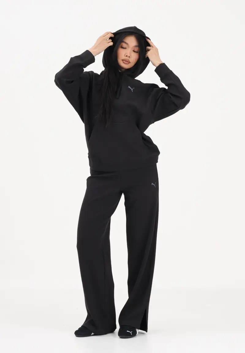 Pantalone sportivo Essentials Elevated nero da donna miniatura 2