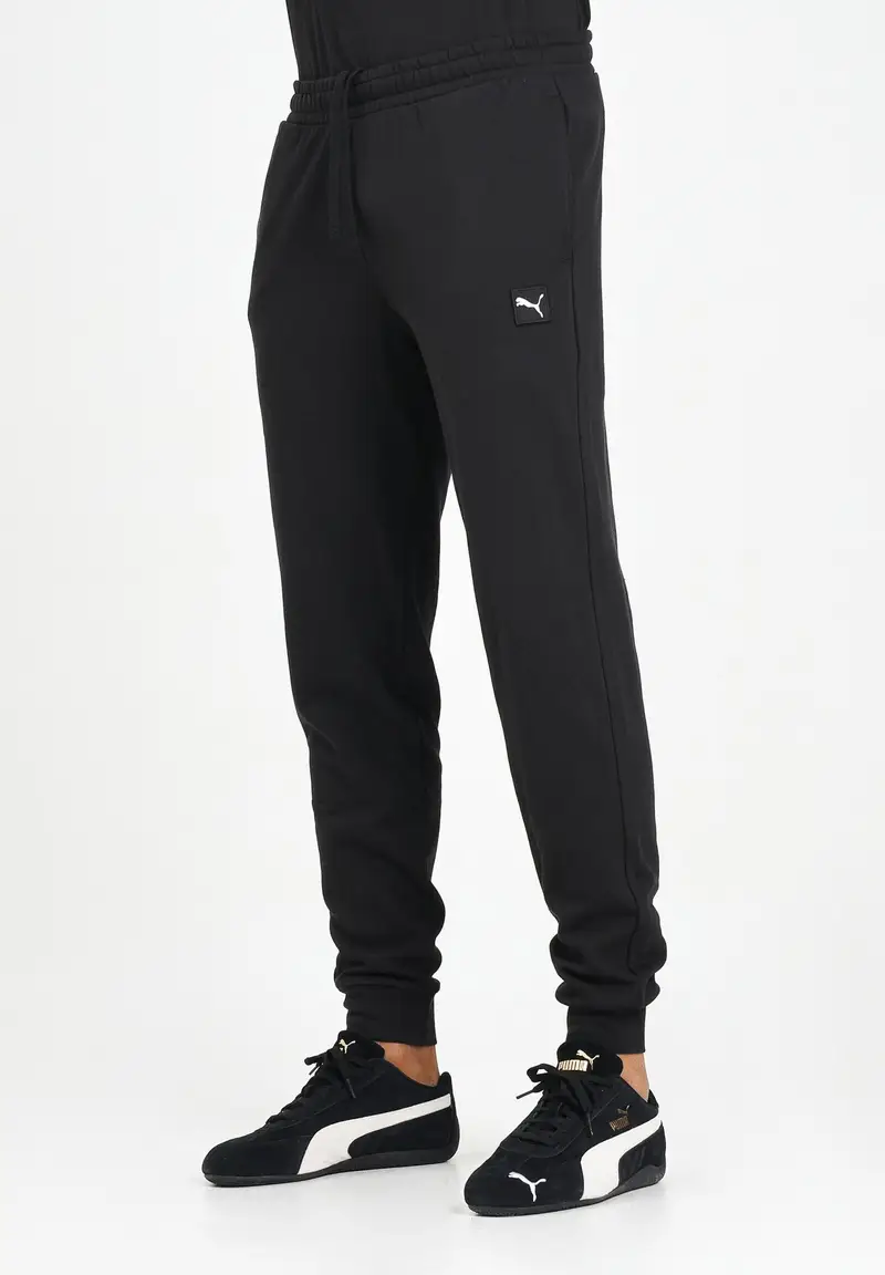 PUMA Pantalone sportivo Essentials Elevated nero da uomo