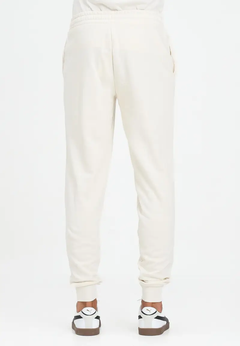 PUMA Pantalone sportivo Essentials Elevated panna da uomo miniatura 2