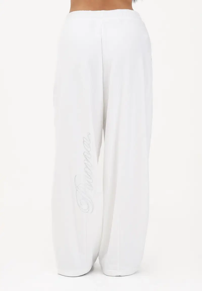 Pantalone sportivo Essentials Graphics bianco da donna miniatura 3