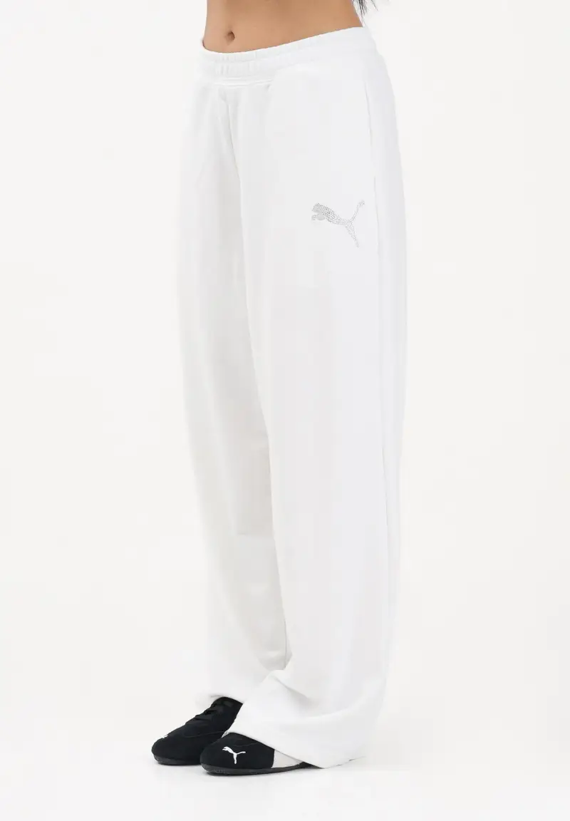 Pantalone sportivo Essentials Graphics bianco da donna