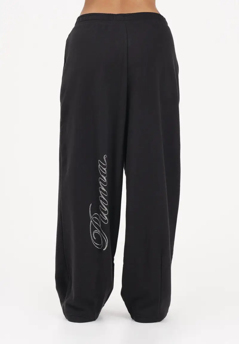 Pantalone sportivo Essentials Graphics nero da donna miniatura 3