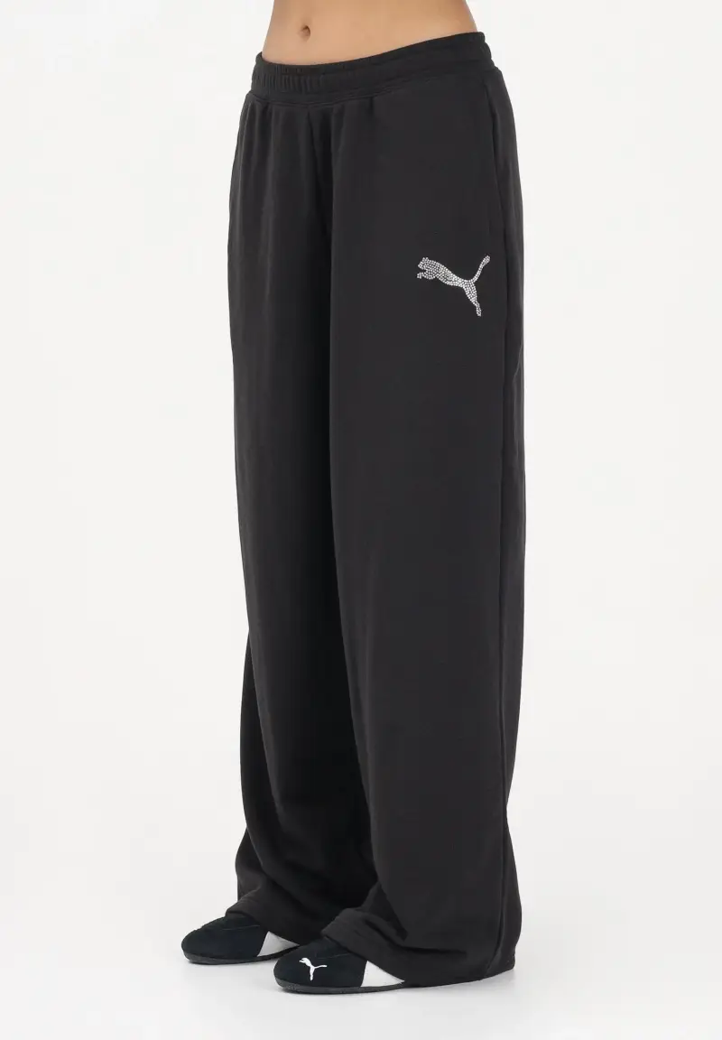 Pantalone sportivo Essentials Graphics nero da donna