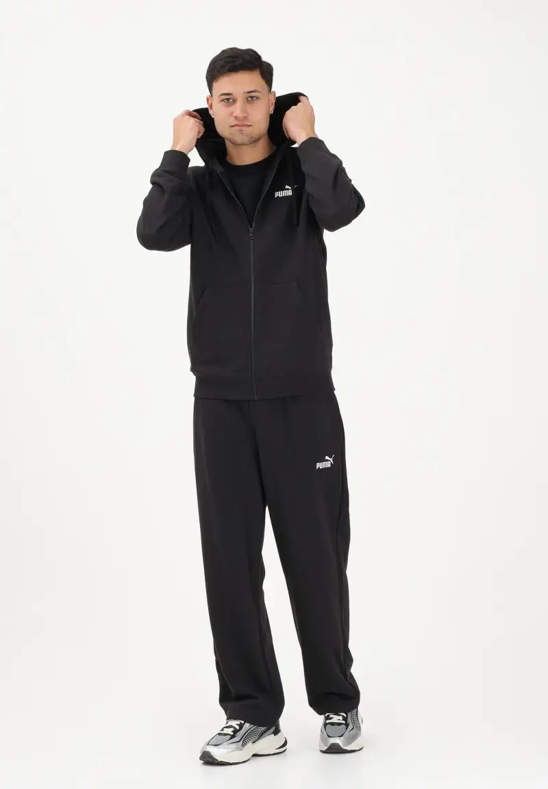 Pantalone sportivo Essentials N 1 nero da uomo miniatura 2