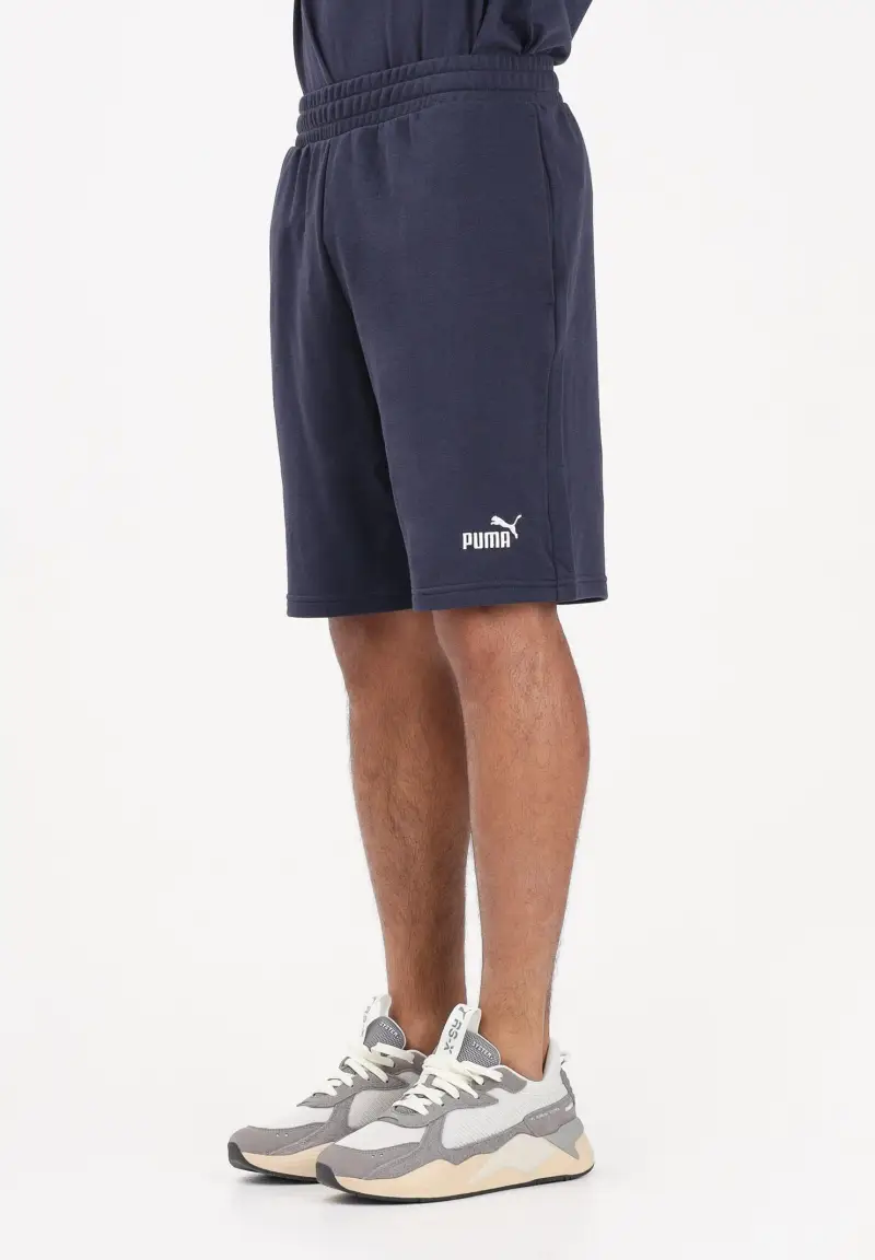 Pantalone sportivo Essentials No 1 Logo 10" blu da uomo