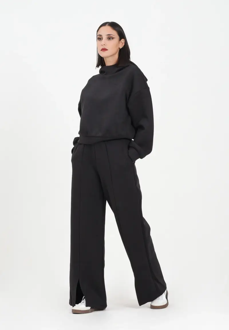 Pantalone sportivo Essentials Relaxed nero da donna miniatura 2