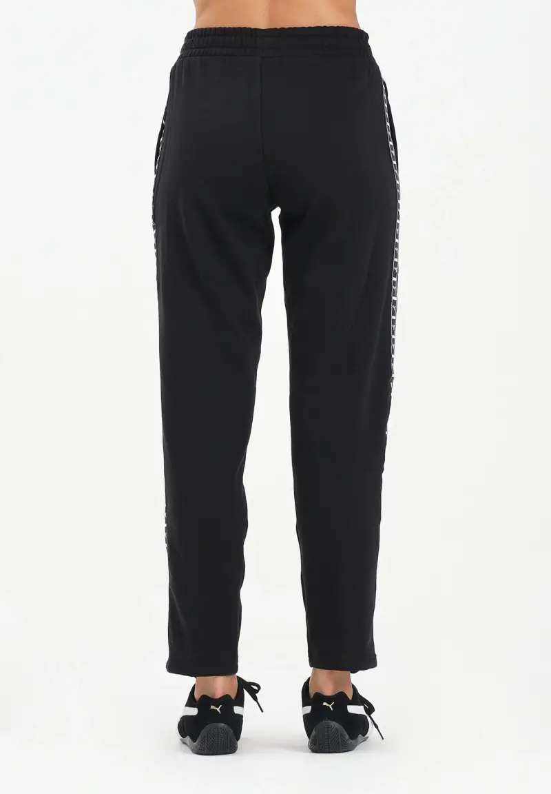 Pantalone sportivo Essentials Tape nero da donna miniatura 3