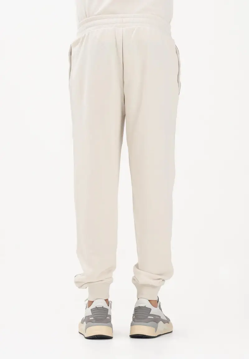 Pantalone sportivo Essentials Tape panna da uomo miniatura 3