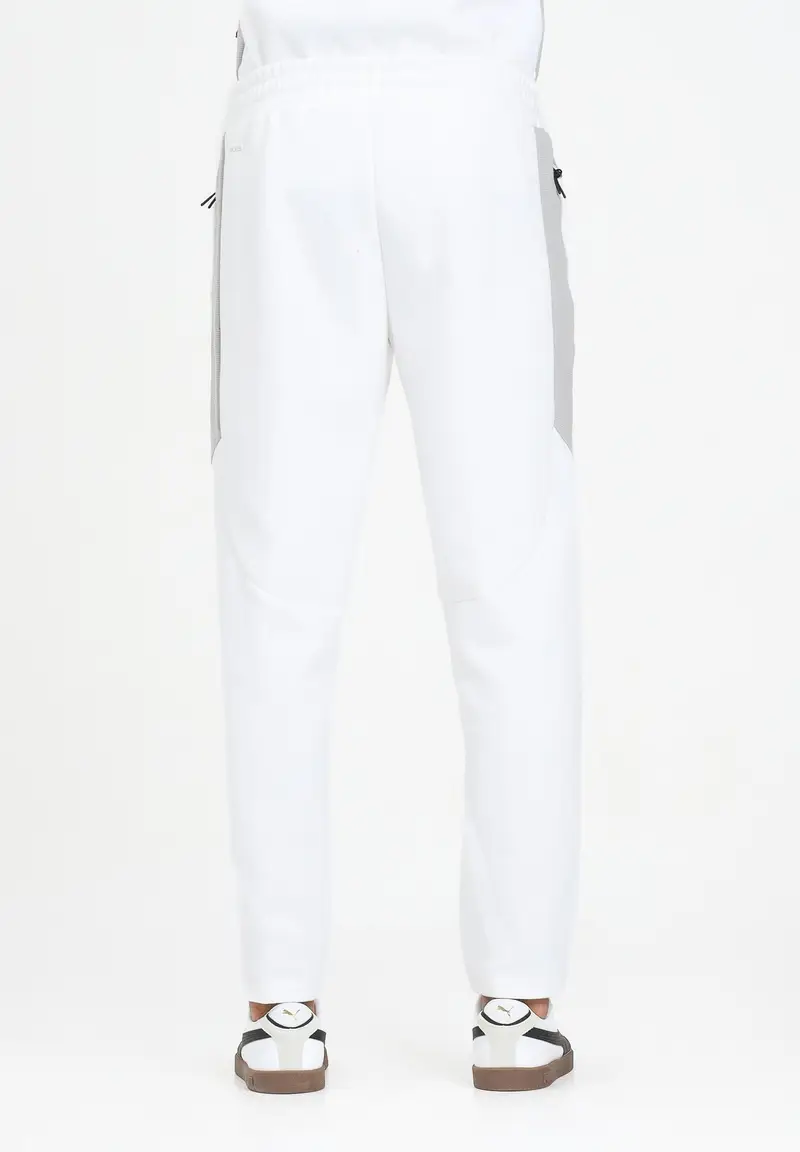 PUMA Pantalone sportivo Evostripe bianco da uomo miniatura 2