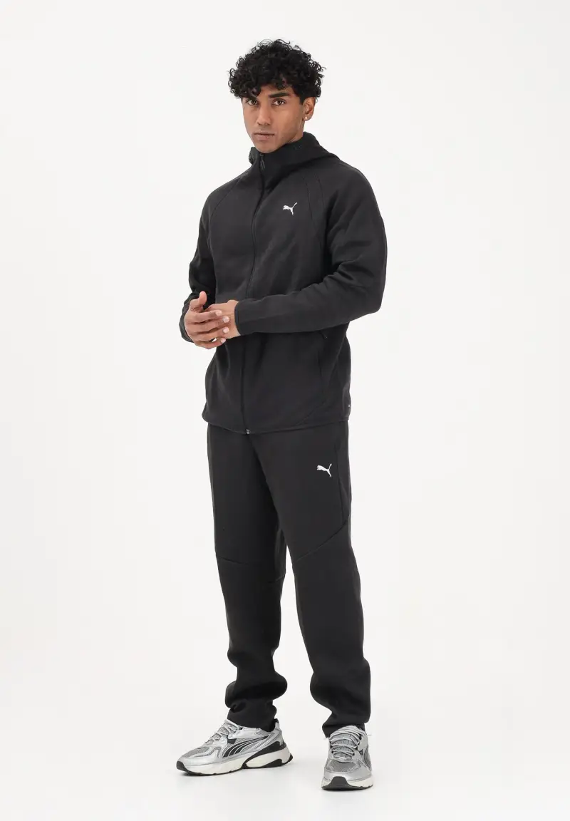 Pantalone sportivo Evostripe nero da uomo miniatura 2