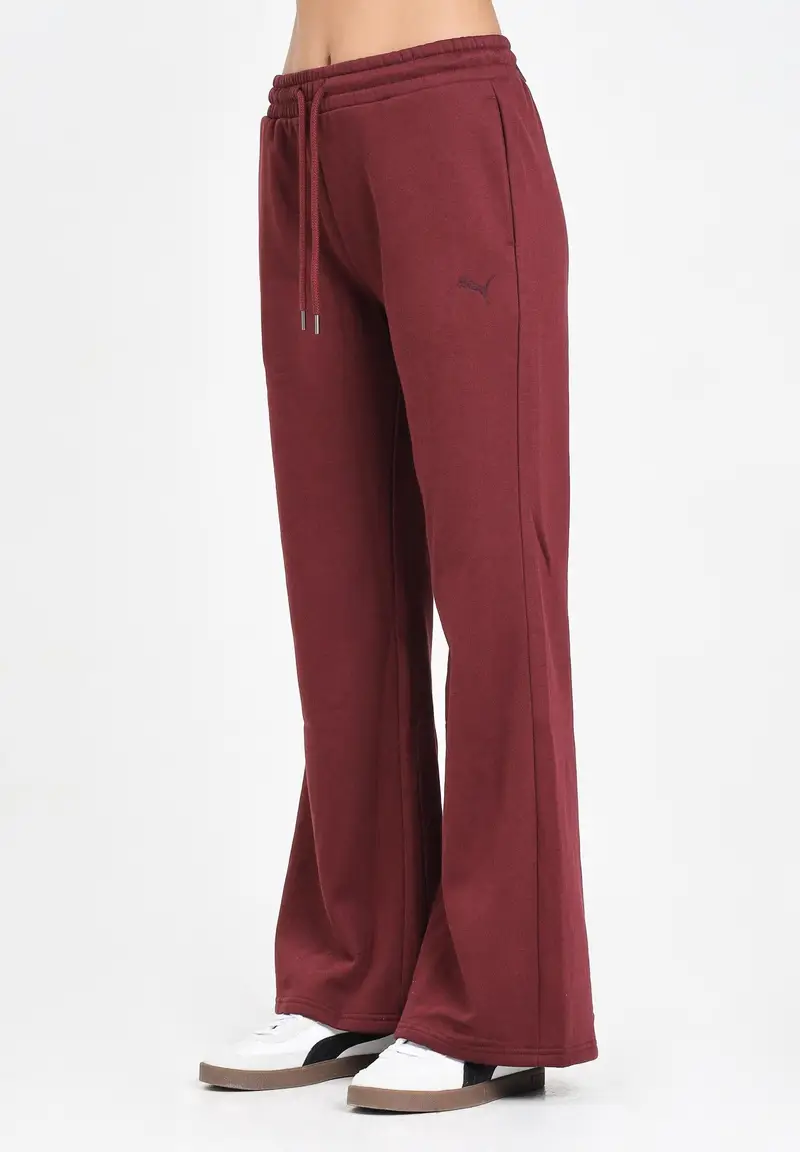 PUMA Pantalone sportivo HER Comfort bordeaux da donna