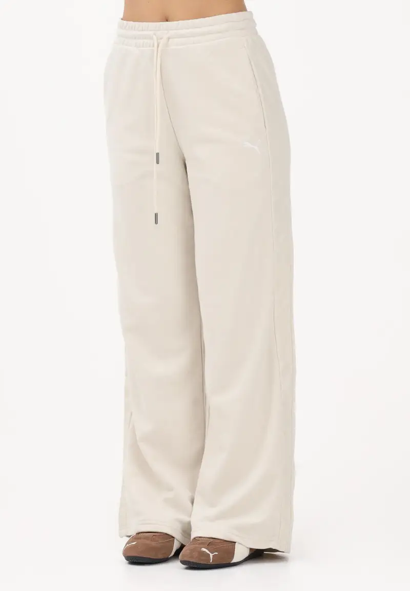 Pantalone sportivo HER panna da donna