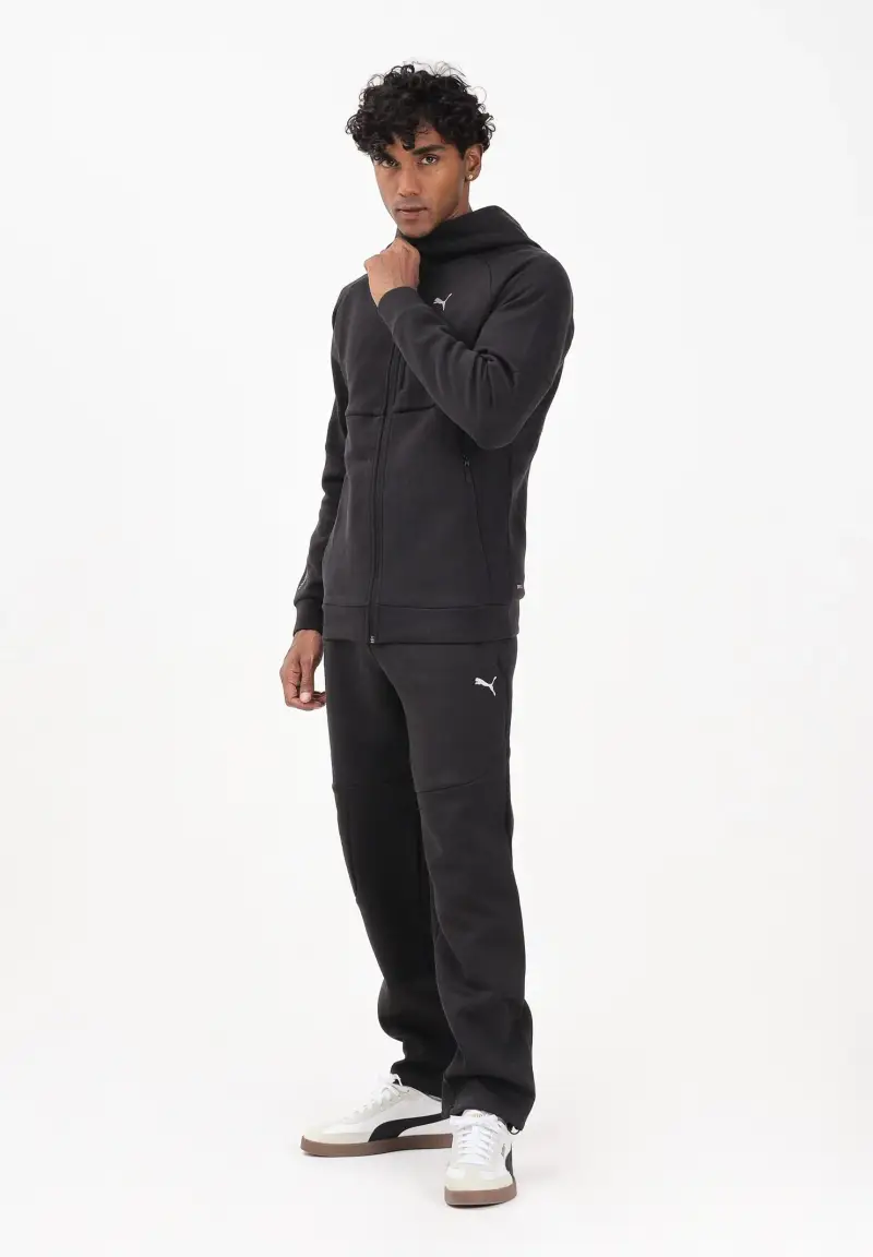 Pantalone sportivo nero da uomo miniatura 2