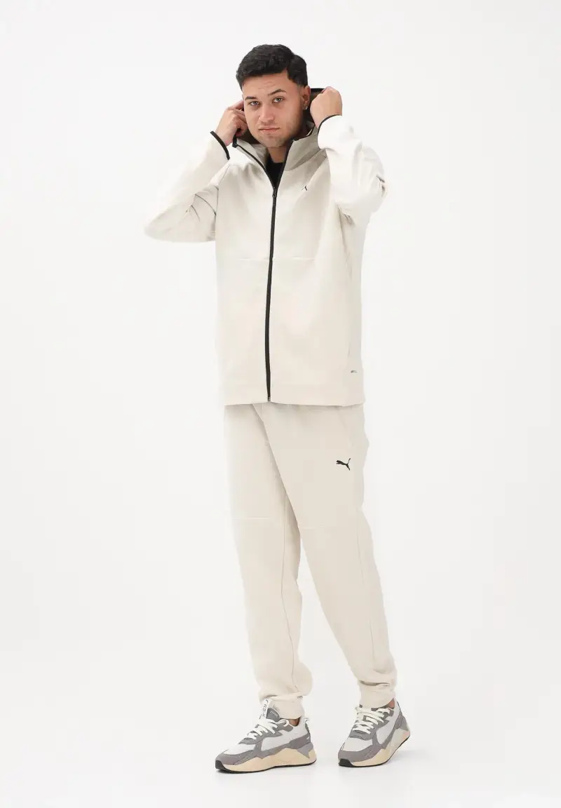 Pantalone sportivo PUMATECH panna da uomo miniatura 2