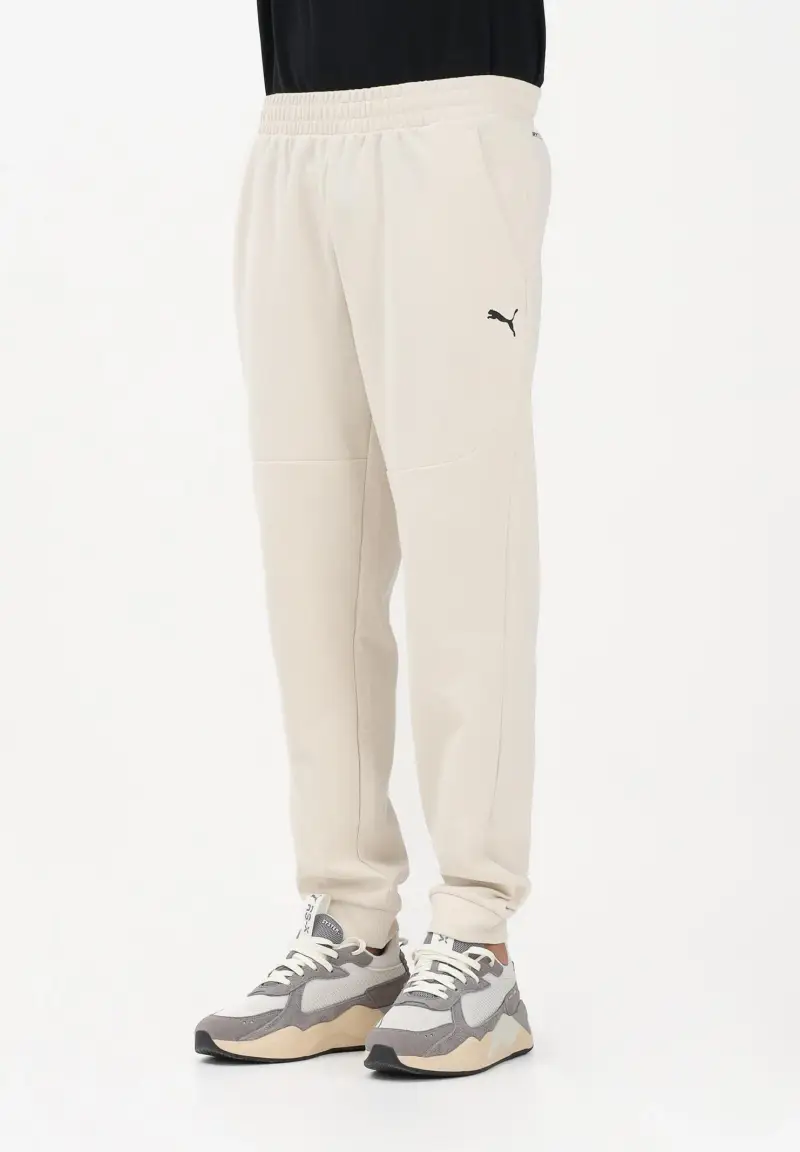 Pantalone sportivo PUMATECH panna da uomo