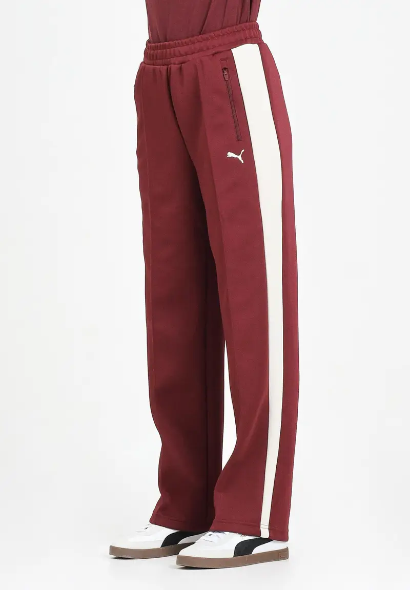 PUMA Pantalone sportivo T7 Always bordeaux da donna