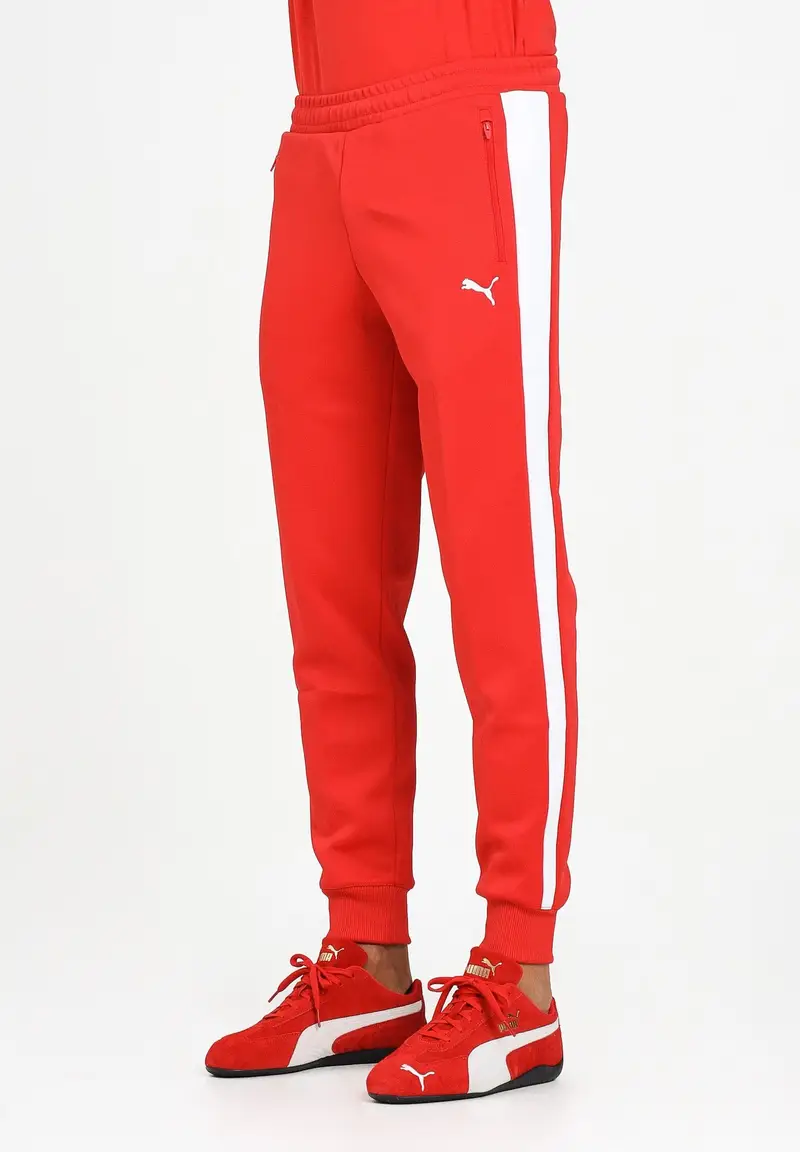 Pantalone sportivo T7 ALWAYS ON rosso da uomo