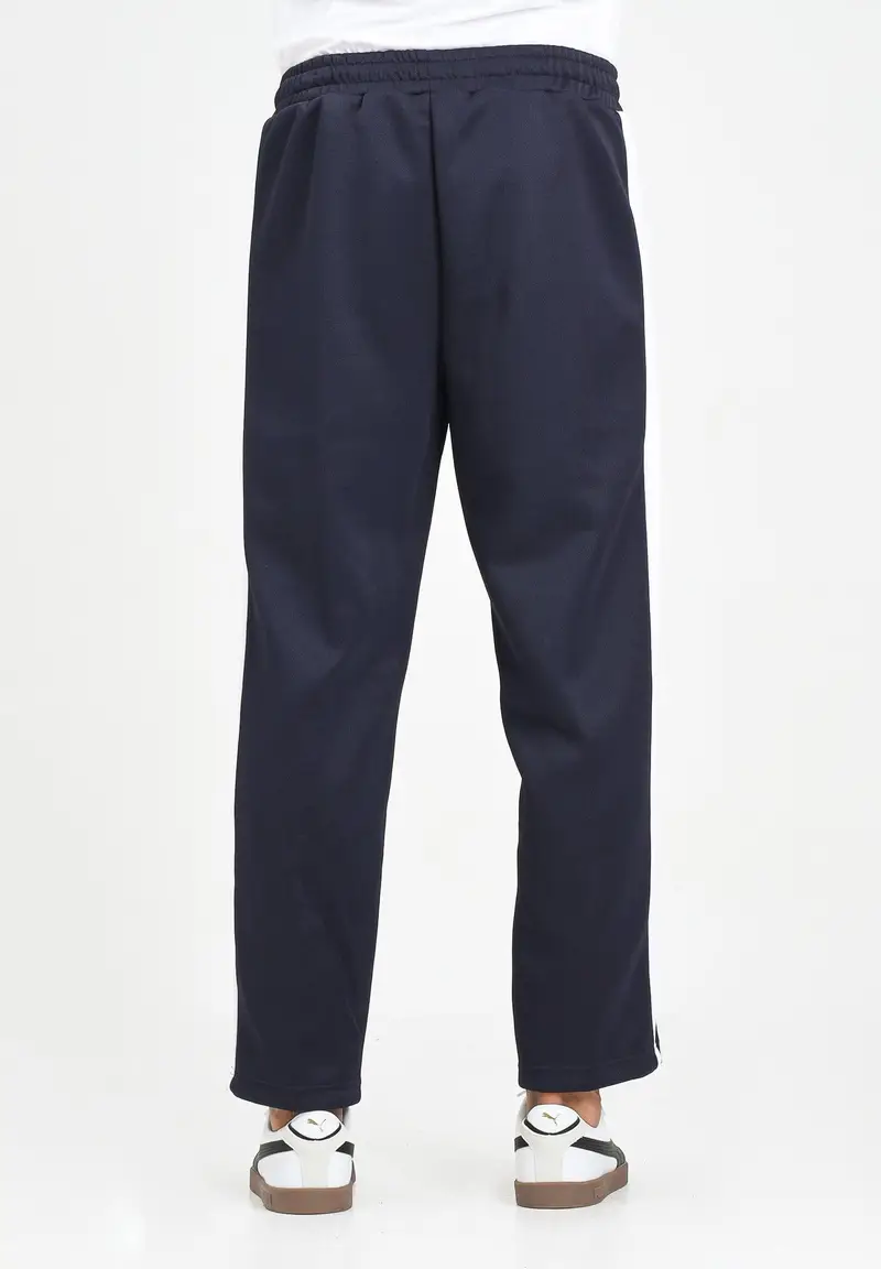 PUMA Pantalone sportivo T7 blu da uomo miniatura 2