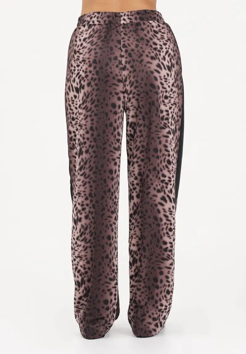 Pantalone sportivo T7 Leo Luxe marrone da donna miniatura 3