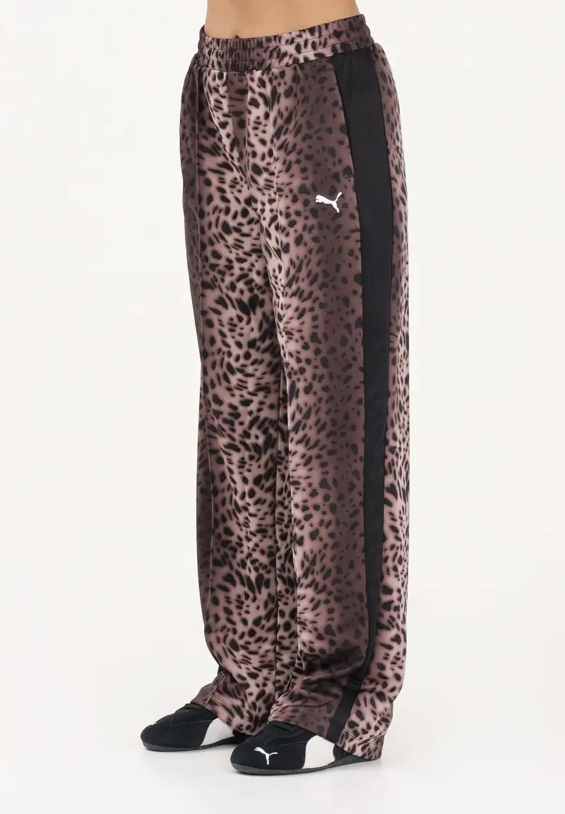 Pantalone sportivo T7 Leo Luxe marrone da donna