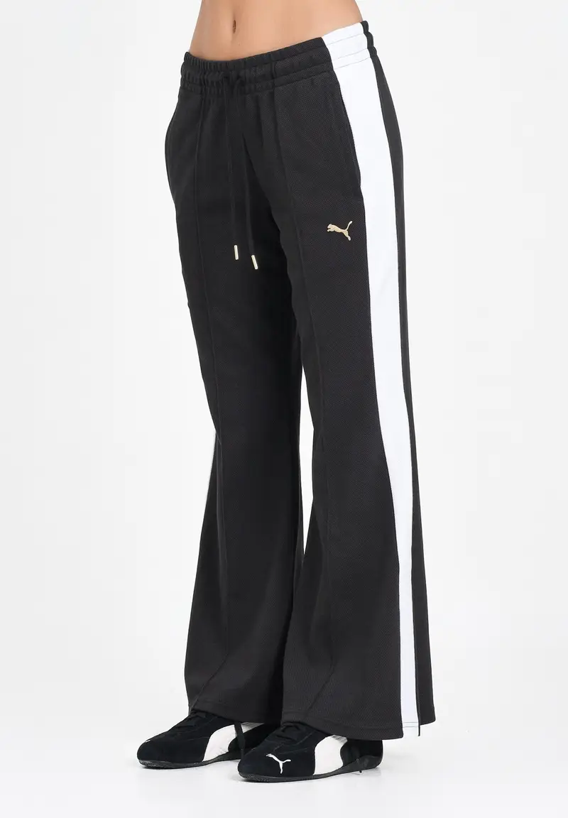 PUMA Pantalone sportivo T7 nero da donna