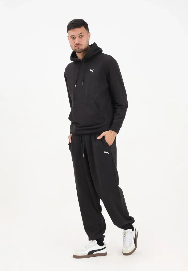 Pantalone sportivo Wardrobe Essentials nero da uomo miniatura 2