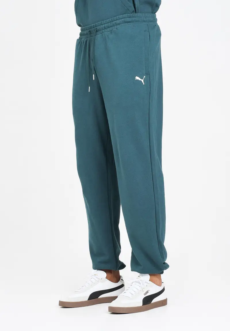 Pantalone sportivo Wardrobe Essentials verde petrolio da uomo