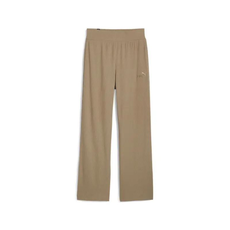 Pantaloni a gamba dritta ESS ELEVATED da donna PUMA Oak Branch Beige | Puma