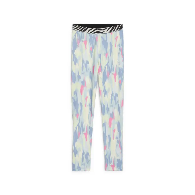 Pantaloni aderenti ANIMAL REMIX da ragazza PUMA Turquoise Surf Blue | Puma Blu