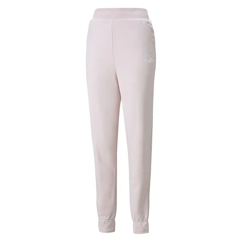 Pantaloni Con Polsino Logo Rosa Donna XS