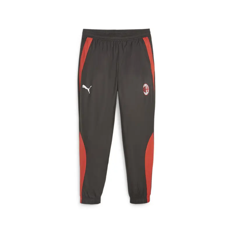 Pantaloni da calcio intessuti A.C. Milan pre-partita PUMA Black For All Time Red | Puma Nero