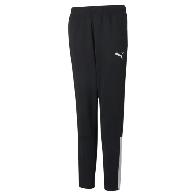 Pantaloni da calcio teamLIGA per ragazzi PUMA Black White | Puma Nero